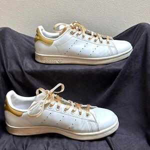 Adidas Stan Smith White Gold 6.5